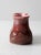 This vintage handmade pottery vase features a distinctive double-opening design, making a striking statement piece for any...