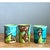 Late 20th Century Vintage Hand-Painted Ceramic Cups For Sale - Image 5 of 12