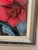 Bertil Wahlberg, Red Flowers, 1950s, Oil on Canvas, Framed For Sale - Image 10 of 18