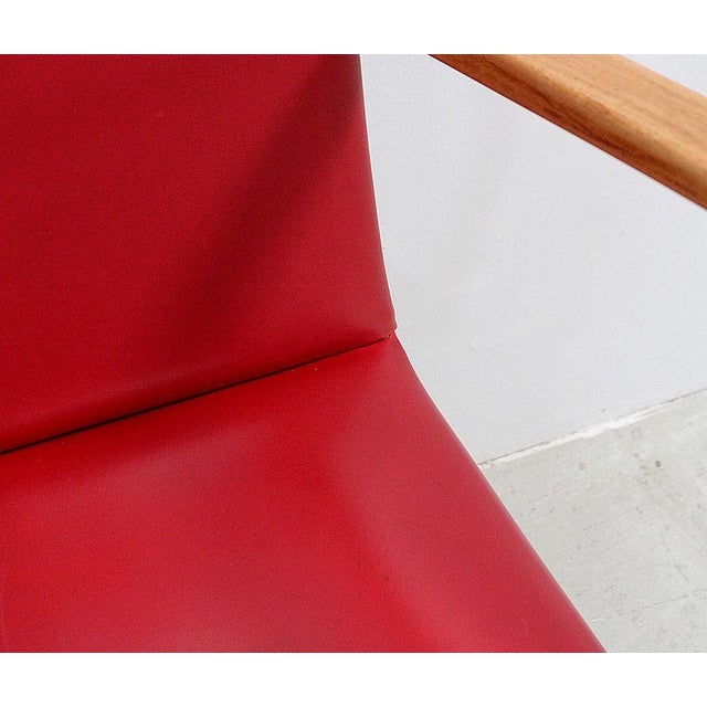 Beech Chair in the style of Baumann, 1950s For Sale - Image 13 of 18