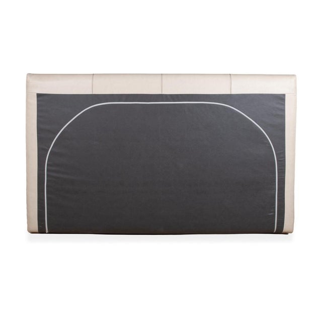 Ruf Veronesse QLX Leather Bed Beige Cream Sand For Sale - Image 11 of 14