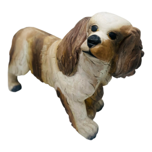 Vintage Dog Wood Carving