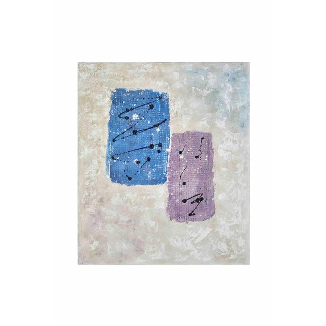 Title work “ My en you “ -2019 Cloth 50x60 cm Mixed material tecnique,stucco ,acrylic This piece is attributed to the...