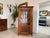 Brown Biedermeier Display Cabinet in Walnut For Sale - Image 8 of 17