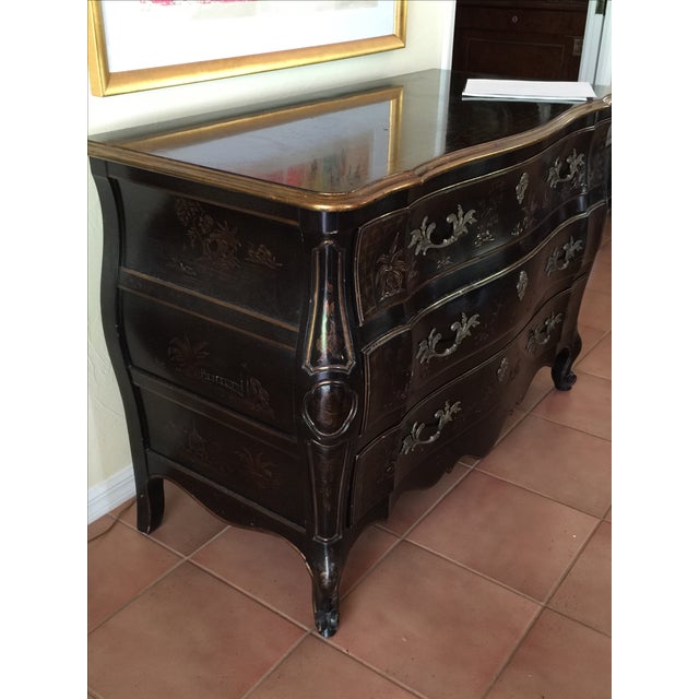 John Widdicomb Bombay Painted Chest | Chairish