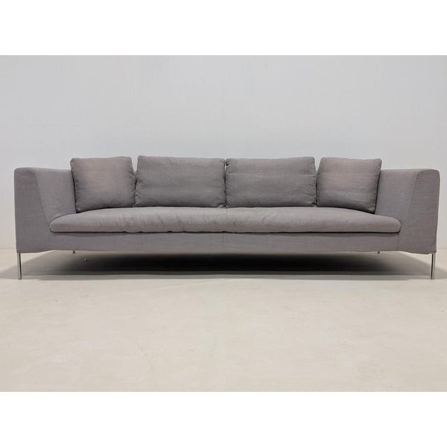 Grey Charles Sofa from B&B Italia For Sale - Image 13 of 13