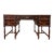 Antique Johnson-Handley-Johnson Co Jacobean Style Barley Twist Turned Wood Desk For Sale
