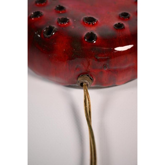 Ceramic Danish Ceramic Wall Sconce For Sale - Image 7 of 8
