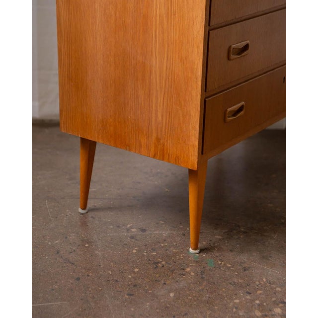 Swedish Petite Teak Chest of Drawers, 1960s For Sale - Image 9 of 9