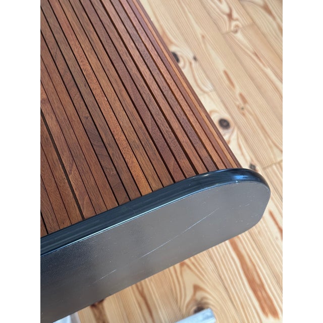 Wood 1980s George Nelson Action Office Roll Top Desk For Sale - Image 7 of 11
