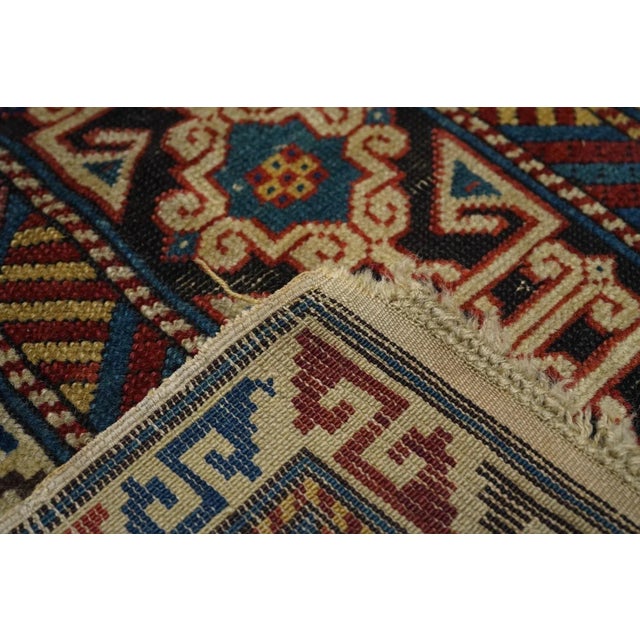 Traditional Antique Kuba Rug 3'7'' x 8'3'' For Sale - Image 3 of 10