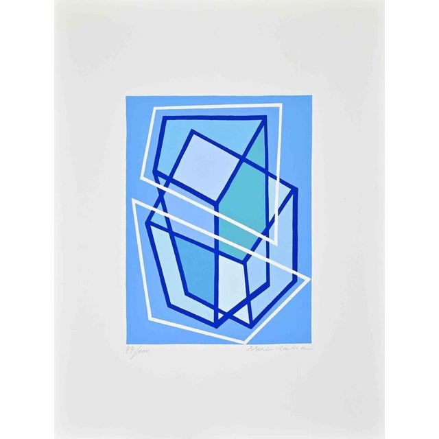 Modern Mario Radice, To a Woman from Malabar, 1964, Screenprint For Sale - Image 3 of 3