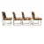 Burnt Orange 1970s Cal-Style Thin Line Metal Dining or Game Chairs, Set of Four After Milo Baughman For Sale - Image 8 of 12
