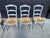 Add timeless French country charm to your dining space with this beautiful set of six solid wood ladder back dining...