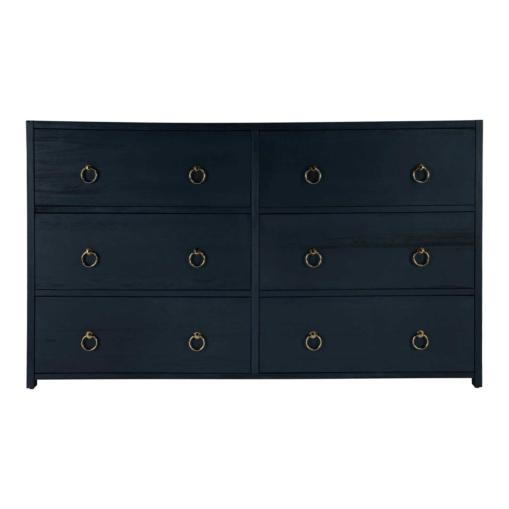 blue dresser for nursery Soho 5-Drawer Dresser, Black/Natural