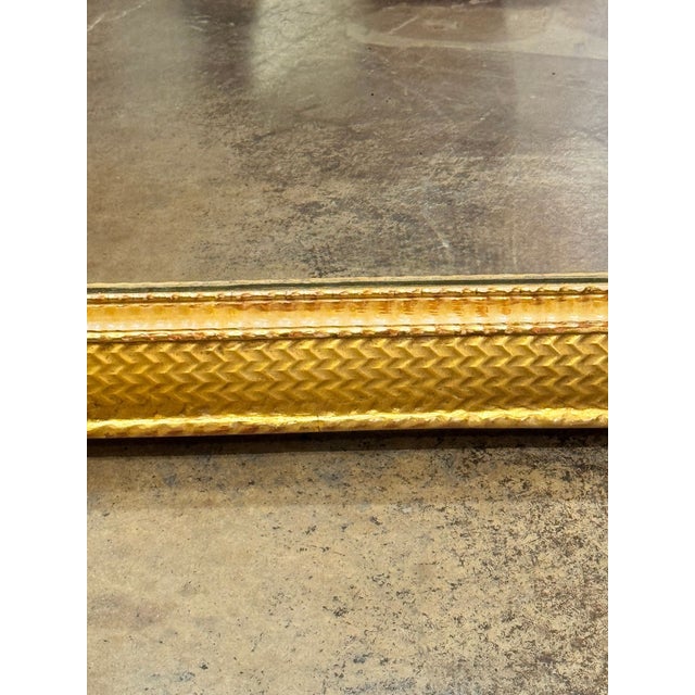 19th C. French Louis Philippe Water Gilded Mirror For Sale - Image 4 of 6