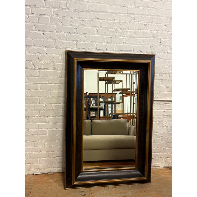 Interlude Home Plantation-Style Texturized Full-Length Mirror, Late 20th Century For Sale - Image 12 of 12