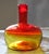 Vintage Uv Reactive Blenko Tangerine Decanter / Bottle #6944 For Sale - Image 6 of 7