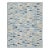 Swedish Geometric Rug by Celerie Kemble for Chairish in Sky, 12'x18' For Sale