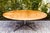 Vintage 1960s Florence Knoll Attributed X Base Burl Wood Dining or Conference Table For Sale - Image 12 of 12