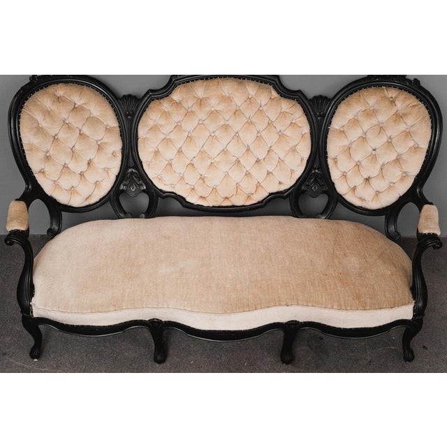 Louis Philippe Three-Seater Sofa, 1800s For Sale - Image 10 of 18