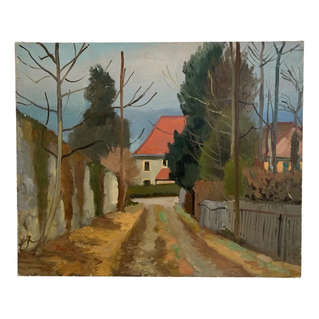 Henry Meylan, Petit chemin de campagne, Oil on Canvas For Sale