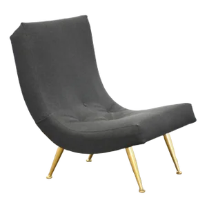 Adrian Pearsall Style Scoop Lounge Chair