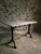 Antique French Marble Bistro Table with Cast Iron Base, 1920s For Sale - Image 17 of 18