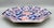 1970s Chinoiserie Toyo Japan Octagonal Imari-Style Blue and Pink Floral & Bird Platter For Sale - Image 14 of 14