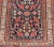 Early 20th Century Antique Malayer Long Runner Rug in Blue Background, Orange and Brown For Sale - Image 11 of 11