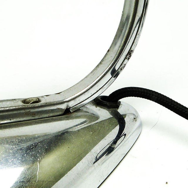 Bedside Table Lamp by J. Hurka for Napako, Former Czechoslovakia, 1960s For Sale - Image 11 of 12