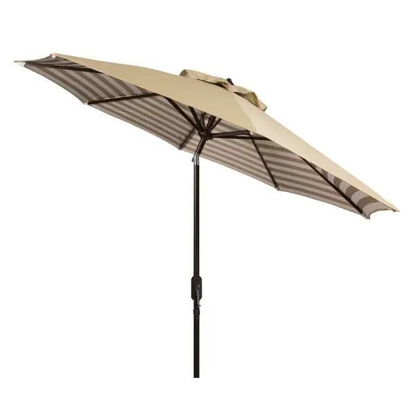 This eleven foot crank umbrella was inspired by the sunbathing terrace of Monaco’s Mediterranean overlook hotels....