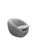 2020s West Elm Cozy Swivel Chair — Performance Bouclé, Grey, Never Used For Sale - Image 5 of 5