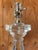 Glass Pair of Architectural Crystal & Resin Column Table Lamps by Restoration Hardware, Circa 2006 For Sale - Image 7 of 14