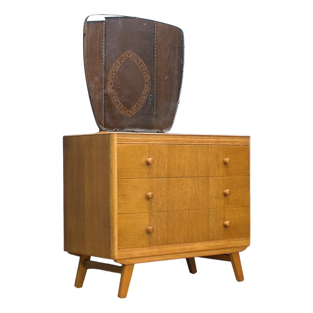 Mid-Century Modern Oak Dresser, 1950s For Sale