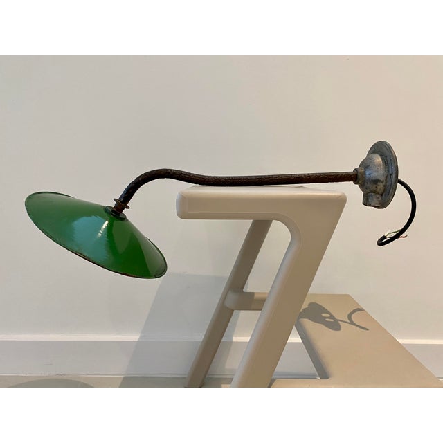 Vintage Nathan Turner Metal Industrial Light Fixture Sconce For Sale - Image 11 of 11