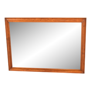 L. & J. G. Stickley American Colonial Cherry Wood Framed Wall Mirror, 1957