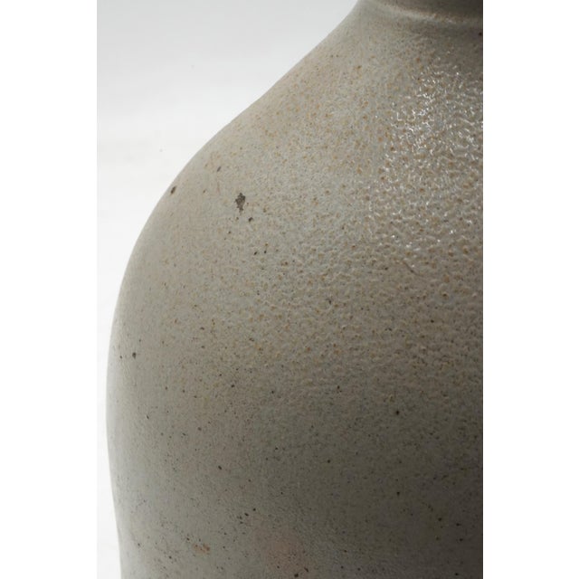 Blue g.w. Fulper & Bros. Blue Stoneware Jug W. Handle For Sale - Image 8 of 12