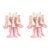 Pair of Murano Glass "Selle" wall sconces All made in Italy, made in Murano glass Lot of 2 Murano glass " SELLE " in...