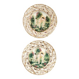 Example of Capodimonte Decorative Plates