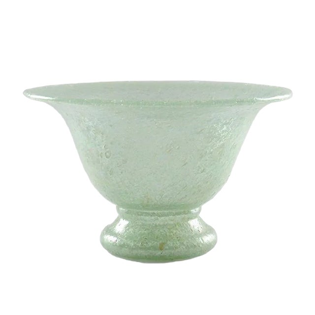 Vintage Pulegoso Glass Bowl, 1930s For Sale