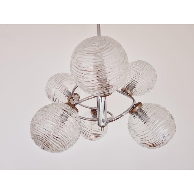 Large Mid-Century Galaxy Sputnik Chandelier, Germany, 1970s For Sale - Image 14 of 16