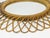 Italian Rush & Rattan Wall Mirror, 1960s For Sale - Image 6 of 9