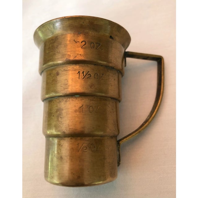 1930s 1930s Napier Brass Stepped Jigger For Sale - Image 5 of 7