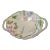 90's Fitz and Floyd Classics "Halcyon" Floral Trimmed Large Tray For Sale