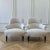 Textile Vintage Reproduction Style Club Chair in Natural Cotton Canvas For Sale - Image 7 of 13