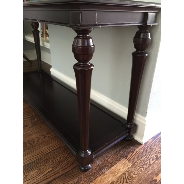 Restoration Hardware Cane & Glass Console Table Chairish