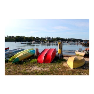 Josh Moulton "Kayaks in Maine" Photo For Sale