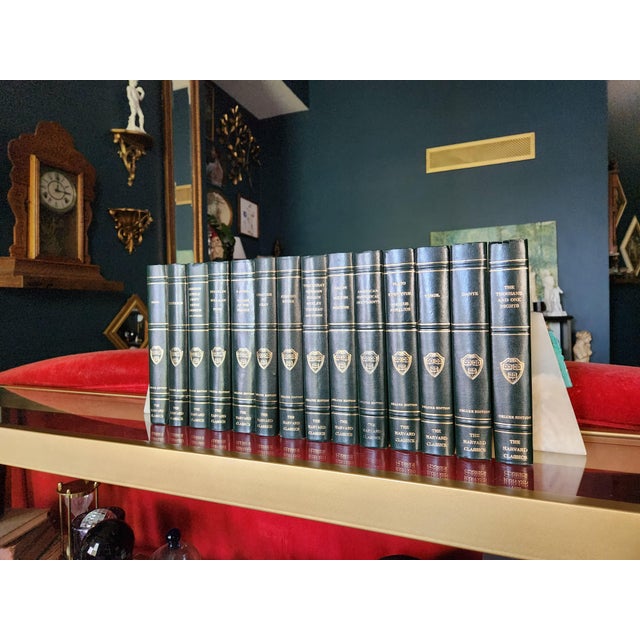 1969 Leatherbound Harvard Classics Books Set of 14 Chairish