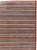 This mid-20th-century Turkish Anatolian rug presents a disciplined field of closely spaced horizontal stripes extending...